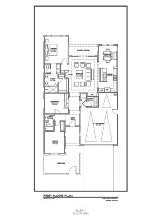 50 x 100 Floor Plan 1